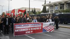 تظاهرات اليونان ضد قتل فلويد  الاناضول
