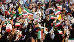 ايران المحافظون يحتفلون بفوز رئيسي في طهران الاناضول