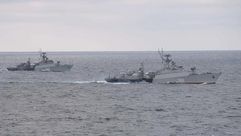 سفن روسية في البحر الاسود- الأناضول