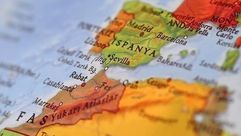 المغرب اسبانيا خريطة خارطة الانضاول