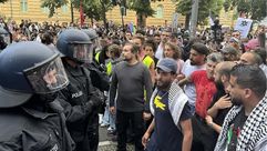 الشرطة الألمانية وقمع المظاهرات الداعمة لفلسطين - الأناضول
