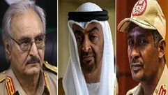 حفتر وحميدتي وبن زايد1