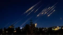 صواريخ إيران في سماء القدس المحتلة- جيتي