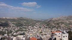 بلدة جبع الفلسطينية في محافظة جنين شمال الضفة الغربية.