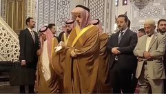 وزير الخارجية السعودي، فيصل بن فرحان، في الجامع الأموي - يوتيوب