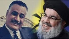 جمال عبد الناصر وحسن نصر الله.. فيسبوك