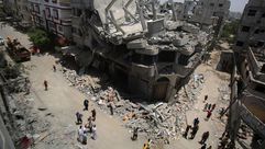 ارتفاع حصيلة شهداء غزة إلى 163 شهيدا - قصف غزة (15)