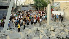 ارتفاع حصيلة شهداء غزة إلى 163 شهيدا - قصف غزة (103)