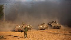 إسرائيل غزة دبابة