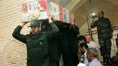 جنازة الطيار الإيراني المقتول في العراق - فارس