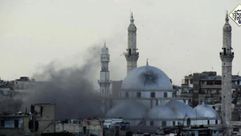 قصف مسجد خالد بن الوليد في حمص