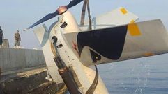 سقوط طائرة استطلاع إسرائيلية في ميناء طرابلس اللبناني ـ تويتر