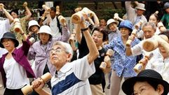 مسنون في اليابان