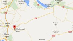 سوريا - السلمية - ريف حماة - خريطة