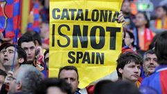 جماهير برشلونة رفعت شعارات سياسية في نهائي أبطال أوروبا - أرشيفية