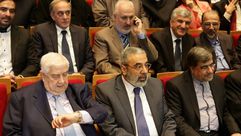مشاركون في لمؤتمر الإعلامي الدولي لمواجهة الإرهاب التكفيري" في دمشق - أ ف ب
