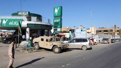 محطة وقود ليبيا أ ف ب