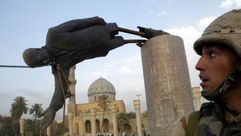 تمثال صدام حسين- أرشيفية