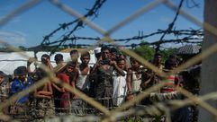 لاجئو الروهينغا على الحدود مع بنغلاديش - جيتي