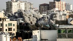 القصف في غزة- جيتي