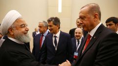 أردوغان و روحاني - جيتي