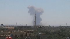 قصف على درعا - تويتر