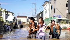 اليابان   فيضانات  أمطار غزيرة    جيتي