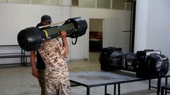 صواريخ جافالين بحوزة حكومة الوفاق الليبية- تويتر