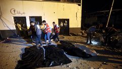 قصف مركز إيواء للمهاجرين في طرابلس- جيتي