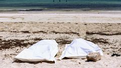 تونس  غرق  جثث  المهاجرين- جيتي
