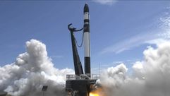 تجربة على صاروخ "إلكترون" التابع لشركة "روكيت لاب" في منطقة ماهيا في نيوزيلندا في 21 كانون الثاني/ين
