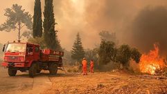 تركيا  حرائق الغابات  جيتي