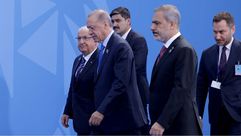 أردوغان في اجتماع الناتو- جيتي