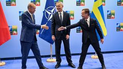 أردوغان ورئيس وزراء السويد الناتو- جيتي
