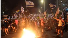 اسرائيل مظاهرات المعارضة ضد التعديلات القضائية- جيتي