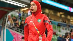 نهيلة بنزينة، لاعبة كرة قدم مغربية   - متداول
