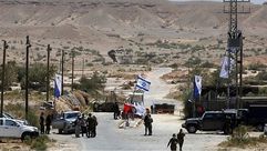 الحدود الاردنية مع فلسطين المحتلة الحدود الاردنية الاسرائيلية- جيتي
