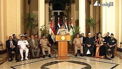 مصر الانقلاب إعلان 30 يونيو السيسي- التلفزيون المصري