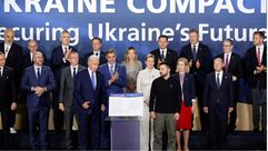 إطلاق ميثاق أوكرانيا في قمة الناتو لعام 2024 في 11 يوليو 2024 في واشنطن- جيتي