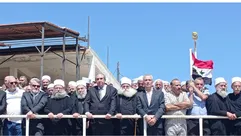 مجلس عزاء في سوريا لضحايا مجدل شمس في الجولان- صفحة محافظة القنيطرة السورية فيسبوك
