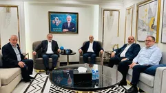 وفدا حركة حماس خلال مباحثات بشأن مفاوضات الصفقة- تيلغرام