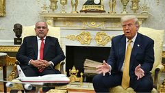 ولي عهد البحرين ترامب - جيتي