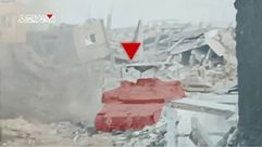 استهداف دبابة إسرائيلية في جباليا- إعلام القسام