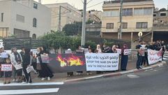 تظاهرة في بلدة دير حنا بالداخل المحتل رفضا للتجويع بغزة- الجرمق