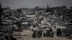 مشهد لغزة المجمرة.. الأناضول
