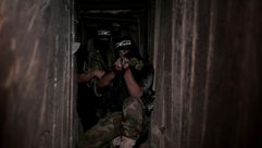 أنفاق ومواقع هجومية لكتائب القسام في غزة -  أنفاق ومواقع هجومية لكتائب القسام في غزة - الأناضول (1)