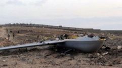 سقوط طائر اسرائيلية بدون طيار