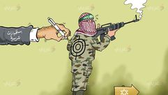 كاريكاتير استخبارات عربية د.علاء اللقطة