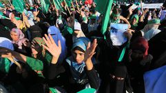 خطاب النصر لإسماعيل هنية في غزة - خطاب النصر لإسماعيل هنية في غزة - الأناضول (7)