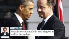 الغارديان: أمريكا وبريطانيا شريكتان في جريمة غزة